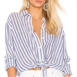 Rails Sydney Button Down Top - XL (Boracay Stripe)